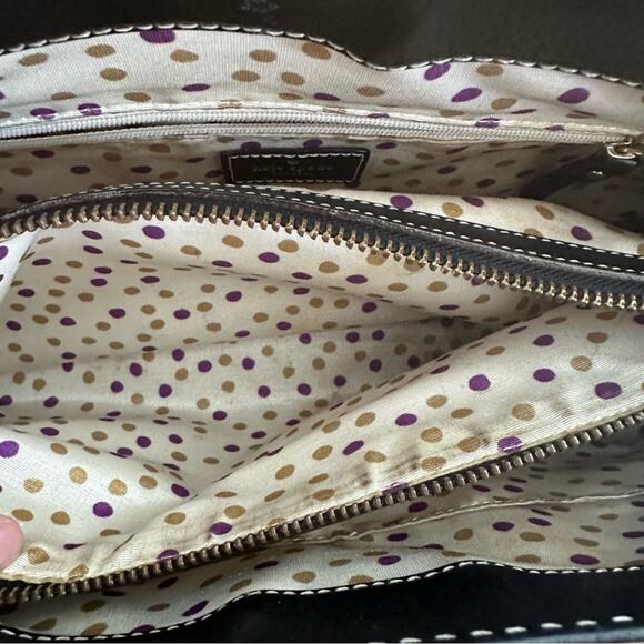 Kate Spade Berkeley Lane Quinn Tote Colorblock Black and White - Picture 15 of 15